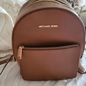 Michael Kors Brown Backpack